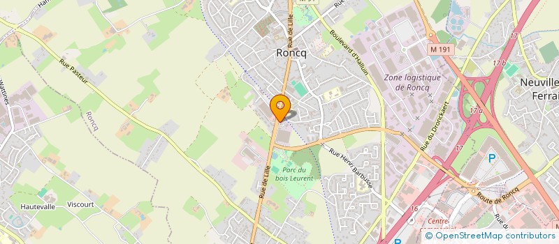 localisation de l'entreprise IDP  RONCQ