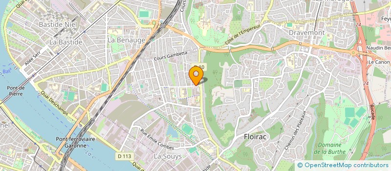 localisation de l'entreprise IDP FORMATION à FLOIRAC