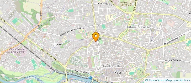 localisation de l'entreprise IDP IMMOBILIER à PAU