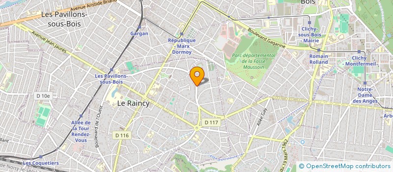 localisation de l'entreprise IDP RENOV  LE RAINCY