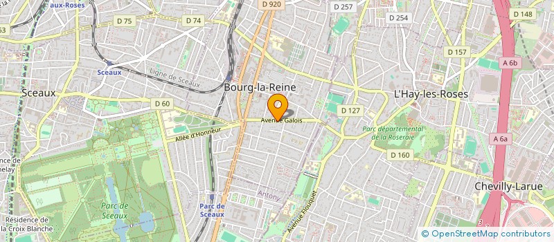 localisation de l'entreprise IDPERF à BOURG-LA-REINE