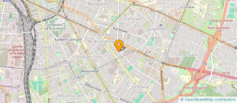 localisation de l'entreprise IDR  LYON