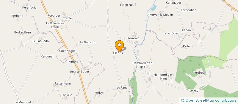 localisation de l'entreprise IDR  NOYAL-PONTIVY