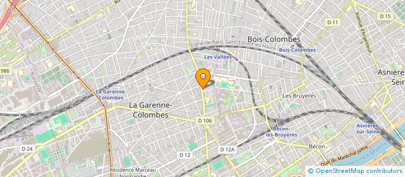 localisation de l'entreprise IDR CONSULT à LA GARENNE-COLOMBES