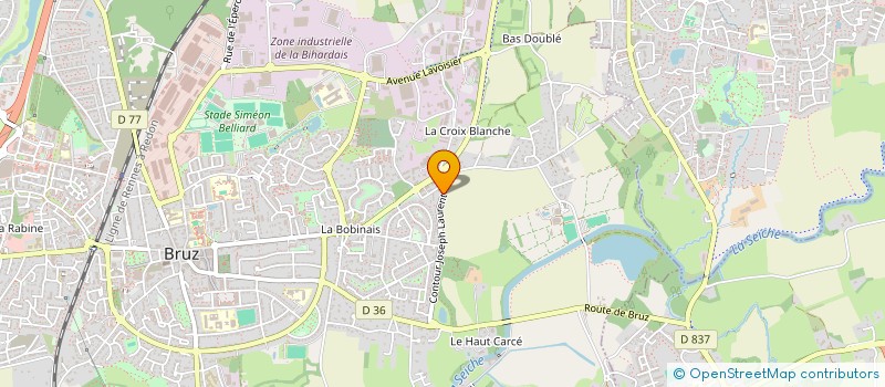 localisation de l'entreprise IDRA  BRUZ