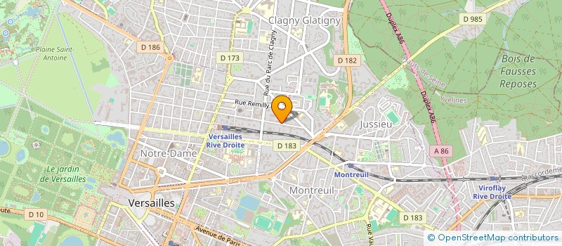 localisation de l'entreprise IDRA INGENIERIE ASSURANCE à VERSAILLES