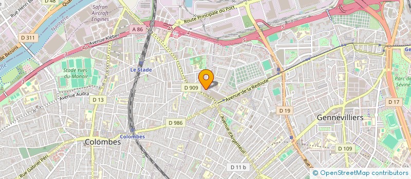 localisation de l'entreprise IDRACONNECT  COLOMBES
