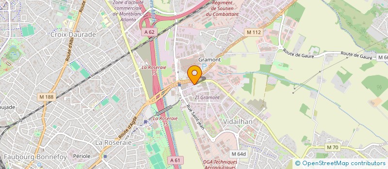 localisation de l'entreprise IDRACTION TOULOUSE  BALMA