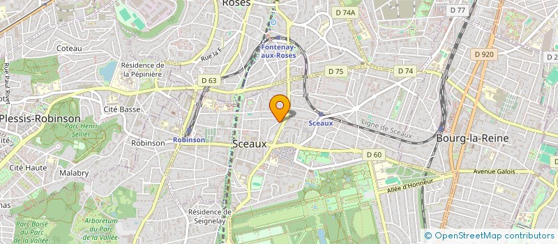 localisation de l'entreprise IDRANA CONSEIL  SCEAUX