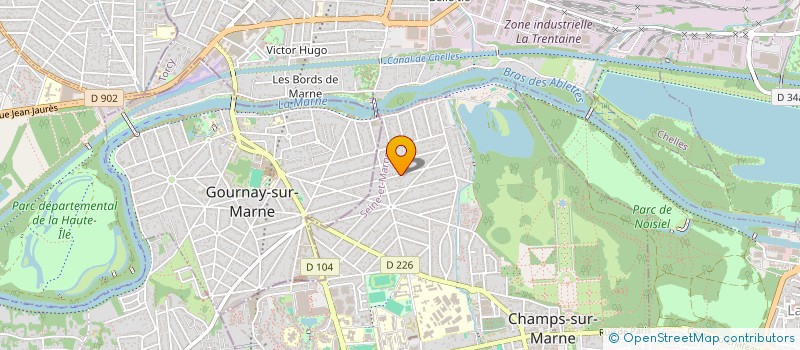 localisation de l'entreprise IDRE  CHAMPS-SUR-MARNE