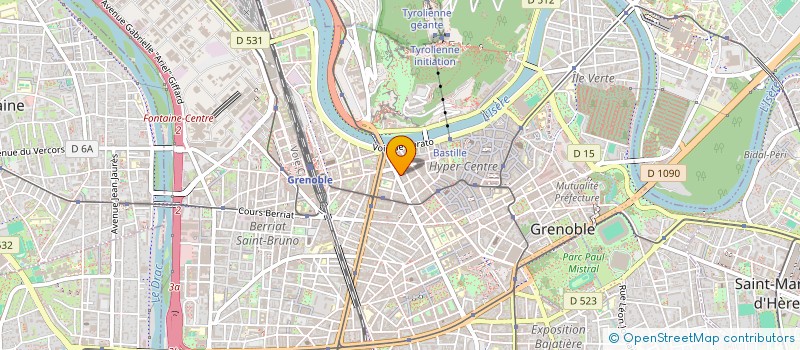 localisation de l'entreprise IDRETIS à GRENOBLE