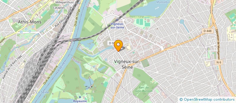 localisation de l'entreprise IDRISS à VIGNEUX-SUR-SEINE