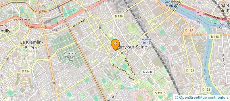 localisation de l'entreprise IDRISS CAB  IVRY-SUR-SEINE