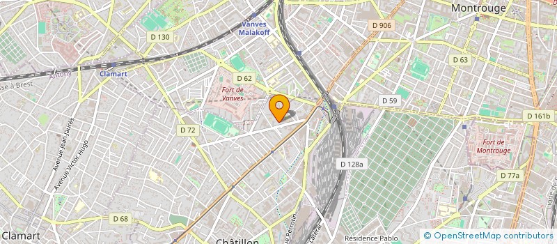localisation de l'entreprise IDRISS.COM à CHATILLON
