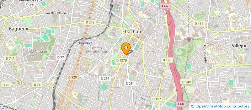 localisation de l'entreprise IDRISS'IMMO  CACHAN