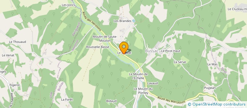 localisation de l'entreprise IDROE  BUSSAC