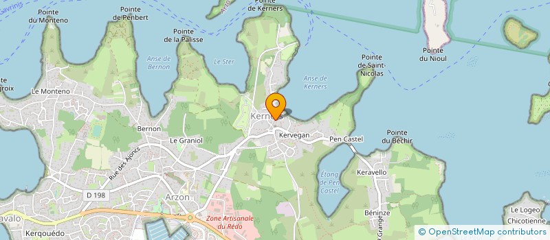 localisation de l'entreprise IDROMIX à ARZON