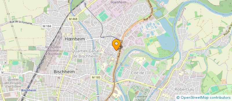 localisation de l'entreprise IDRS  HNHEIM