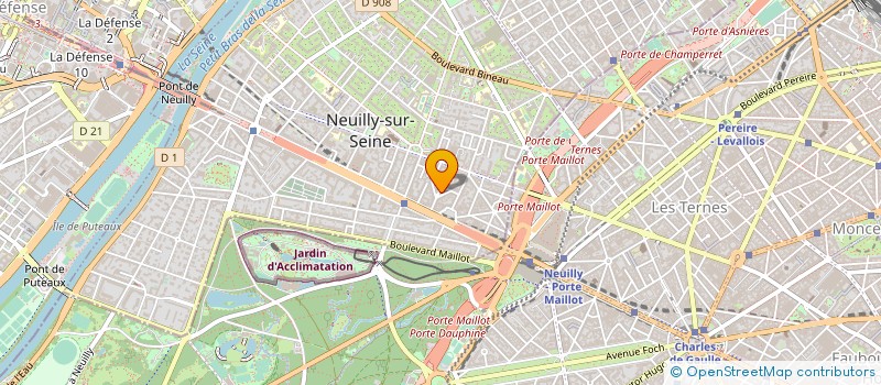 localisation de l'entreprise IDS COACHING à NEUILLY-SUR-SEINE
