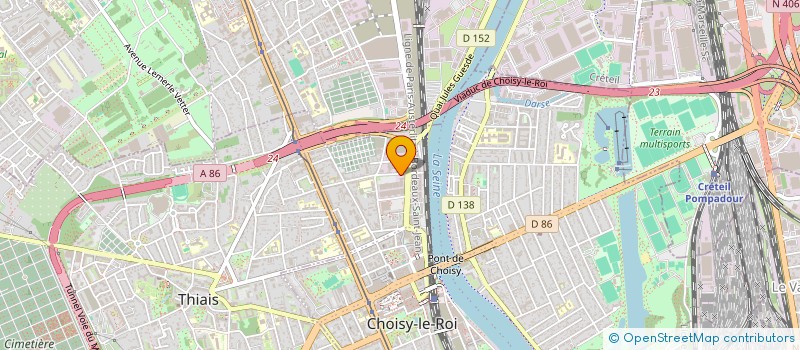 localisation de l'entreprise IDS-L'INTITULE DU SERVICE à CHOISY-LE-ROI