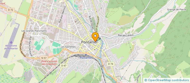 localisation de l'entreprise IDS SPORT à PONTARLIER