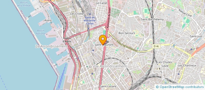 localisation de l'entreprise IDS TRANSPORTS à MARSEILLE