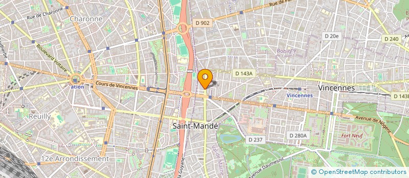 localisation de l'entreprise IDSDV 26 à SAINT-MANDE