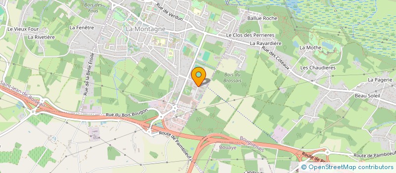 localisation de l'entreprise IDSI  LA MONTAGNE