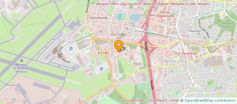 localisation de l'entreprise IDSOFT à MERIGNAC