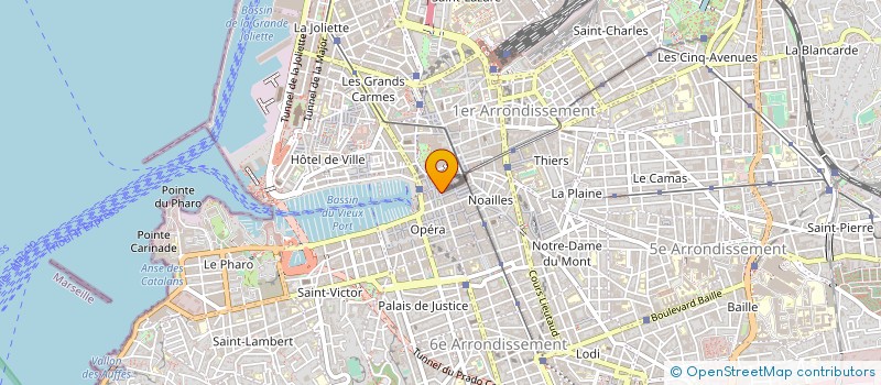 localisation de l'entreprise IDSUD VOYAGES à MARSEILLE