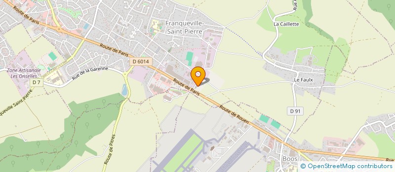 localisation de l'entreprise IDULCO  FRANQUEVILLE-SAINT-PIERRE