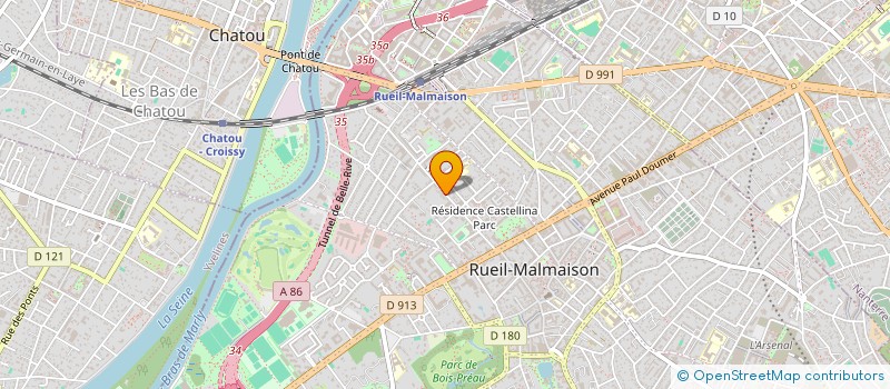 localisation de l'entreprise IDUNA GEOPHYSIQUE à RUEIL-MALMAISON