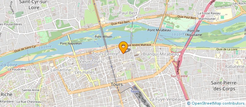 localisation de l'entreprise IDV à TOURS