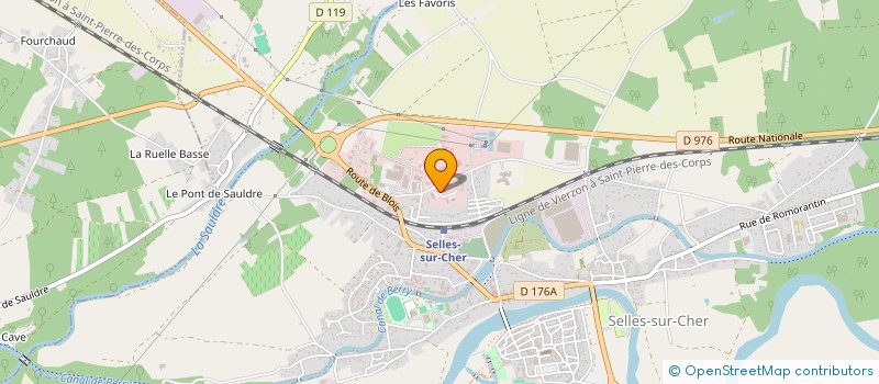 localisation de l'entreprise IDV DECO DESIGN  SELLES-SUR-CHER