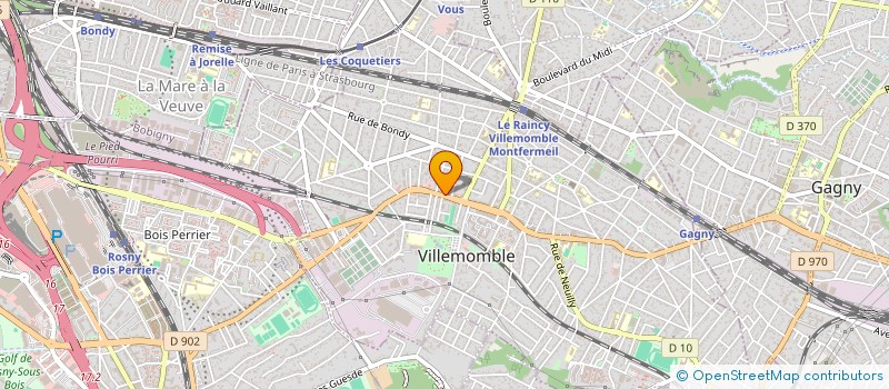 localisation de l'entreprise IDV GROUP à VILLEMOMBLE