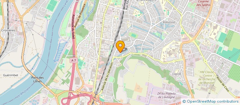 localisation de l'entreprise IDVI CONSEIL  VALENCE