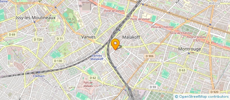 localisation de l'entreprise IDWK  MALAKOFF