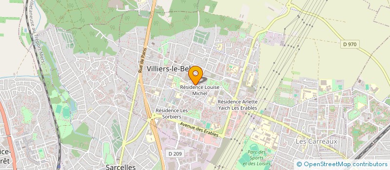 localisation de l'entreprise IDY INVEST  VILLIERS-LE-BEL