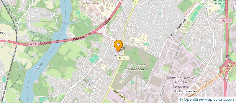 localisation de l'entreprise IDYIA à NANTES