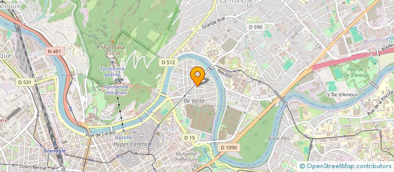 localisation de l'entreprise IDYLINE à GRENOBLE