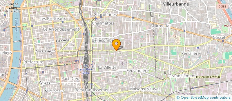 localisation de l'entreprise IDYLLE à LYON