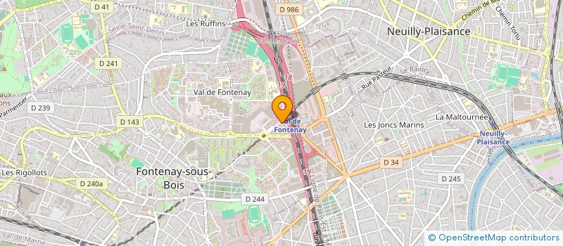 localisation de l'entreprise IDYLLE à FONTENAY-SOUS-BOIS