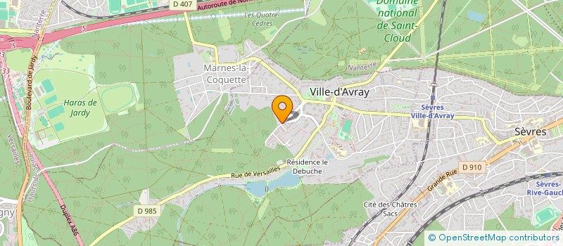 localisation de l'entreprise IDYLLE  VILLE-D'AVRAY