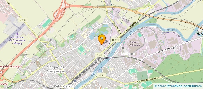 localisation de l'entreprise IDYLLE CO  MARGNY-LES-COMPIEGNE