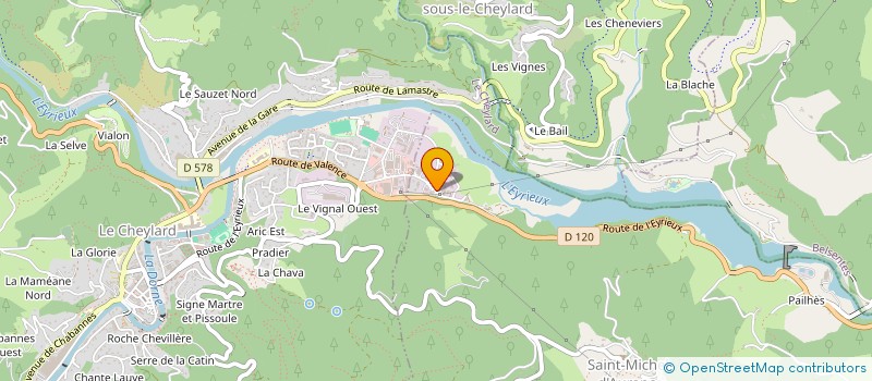 localisation de l'entreprise IDYLLE ETOILEE  SAINT-MICHEL-D'AURANCE