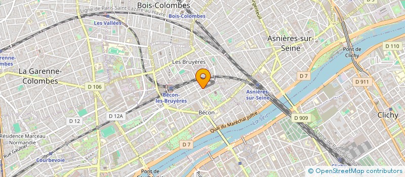 localisation de l'entreprise IDYLLE FORMATION à COURBEVOIE