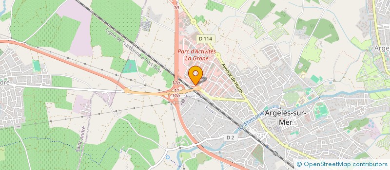 localisation de l'entreprise IDYLLE LOCATION à ARGELES-SUR-MER