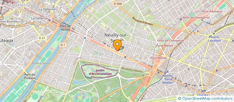 localisation de l'entreprise IDYLLIC à NEUILLY-SUR-SEINE