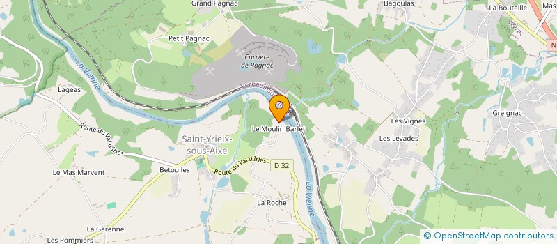 localisation de l'entreprise IDYNAMIQUE à SAINT-YRIEIX-SOUS-AIXE
