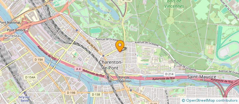 localisation de l'entreprise IE CONSULTING à CHARENTON-LE-PONT